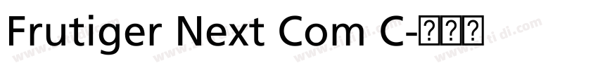 Frutiger Next Com C字体转换